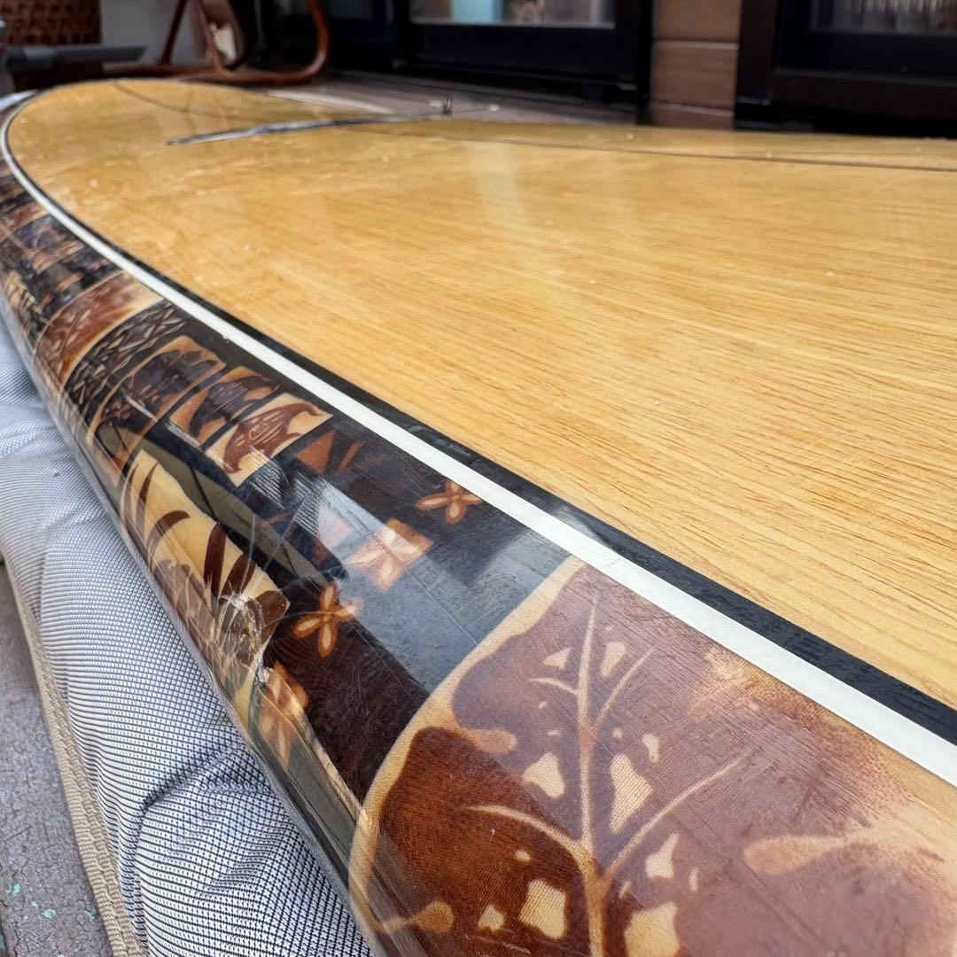 Bill Hamilton STYLIST 9’6 ロングボード ウッドフィン付