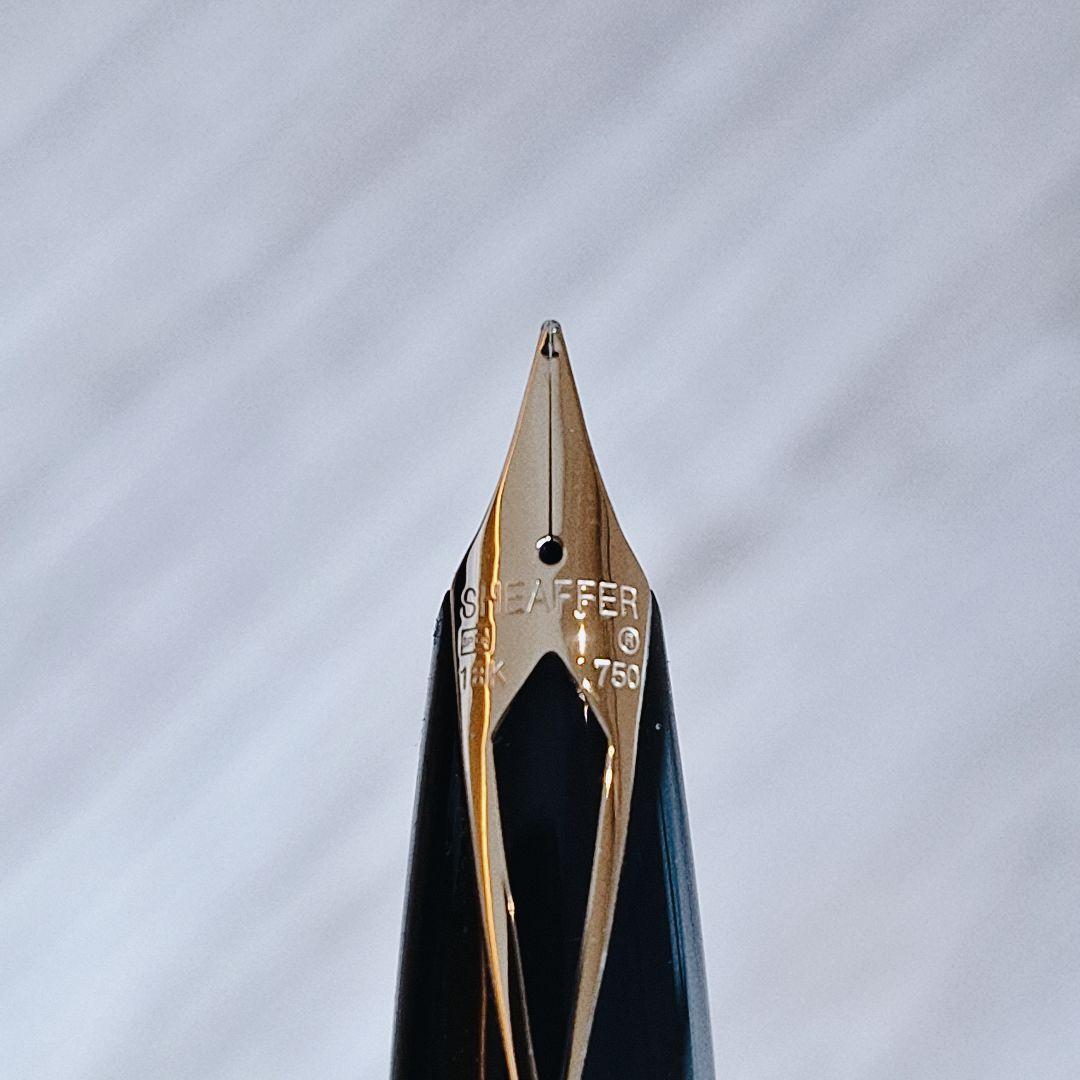 シェーファー　レガシー　ヘリテージ　スターリングシルバー　ゴールドトリム　万年筆