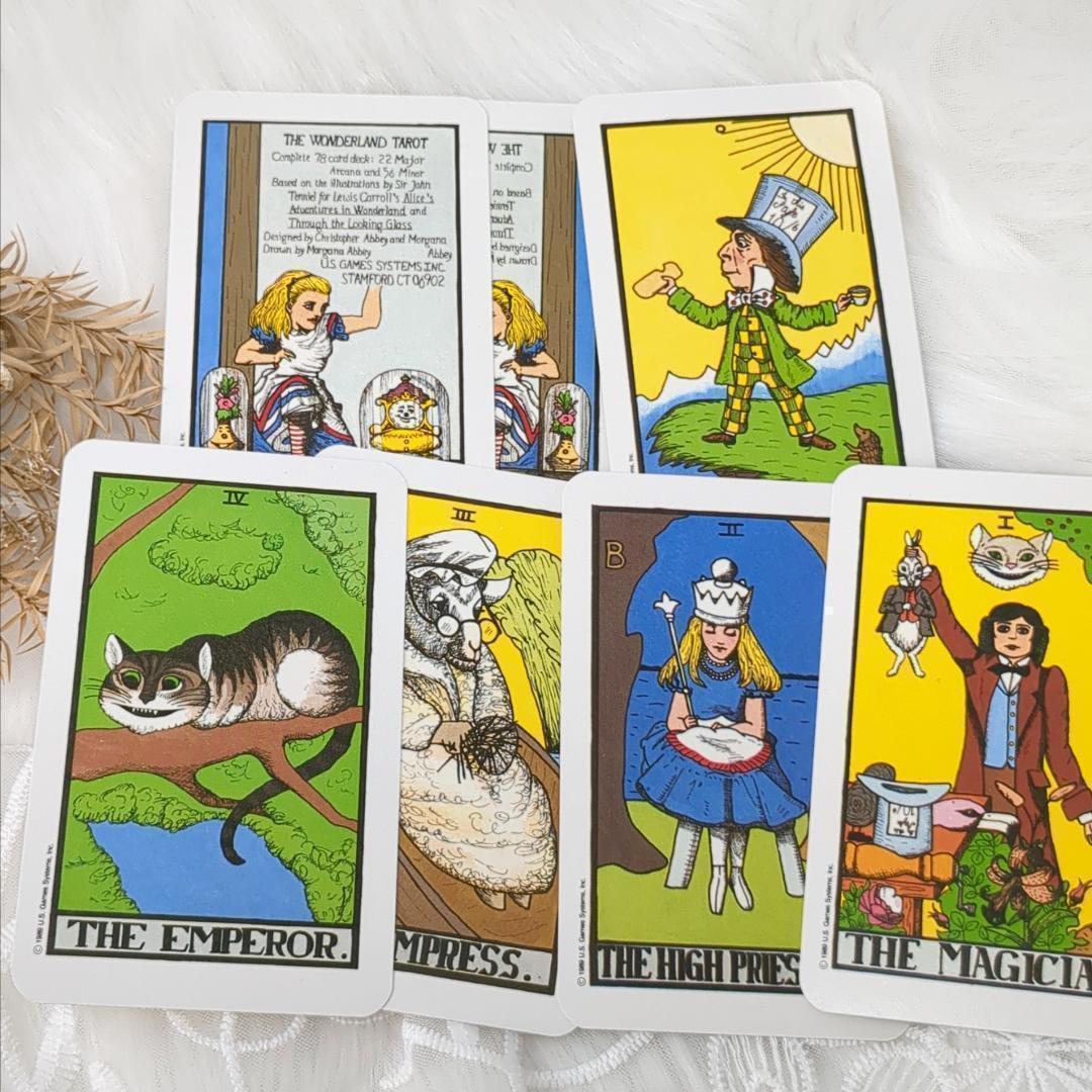 美品✨90年代レトロタロット✨絶版/廃盤品✨元祖！アリスのタロットカード