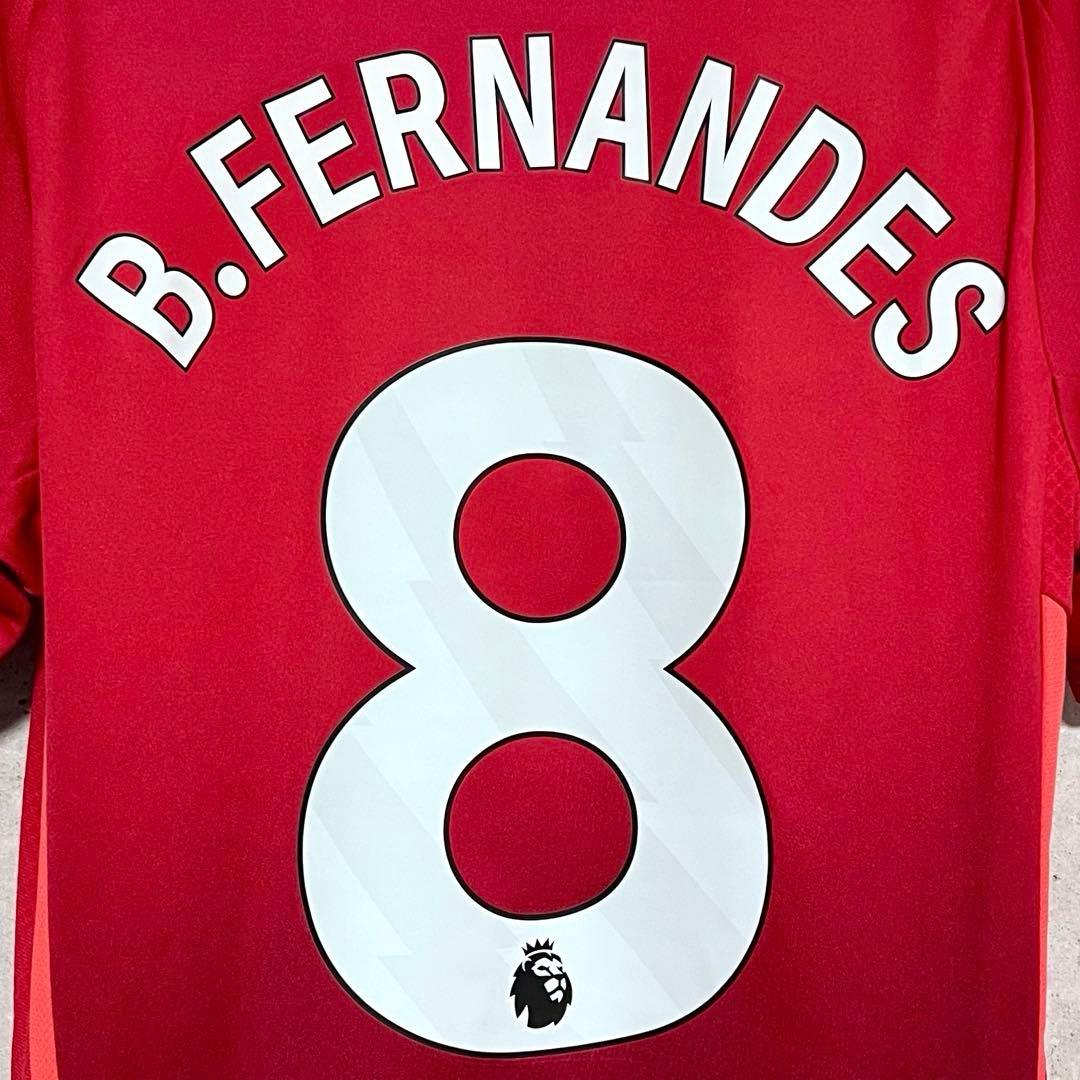 【新品タグ付き】24/25マンチェスター・U♯8ブルーノ・フェルナンデス【XL】