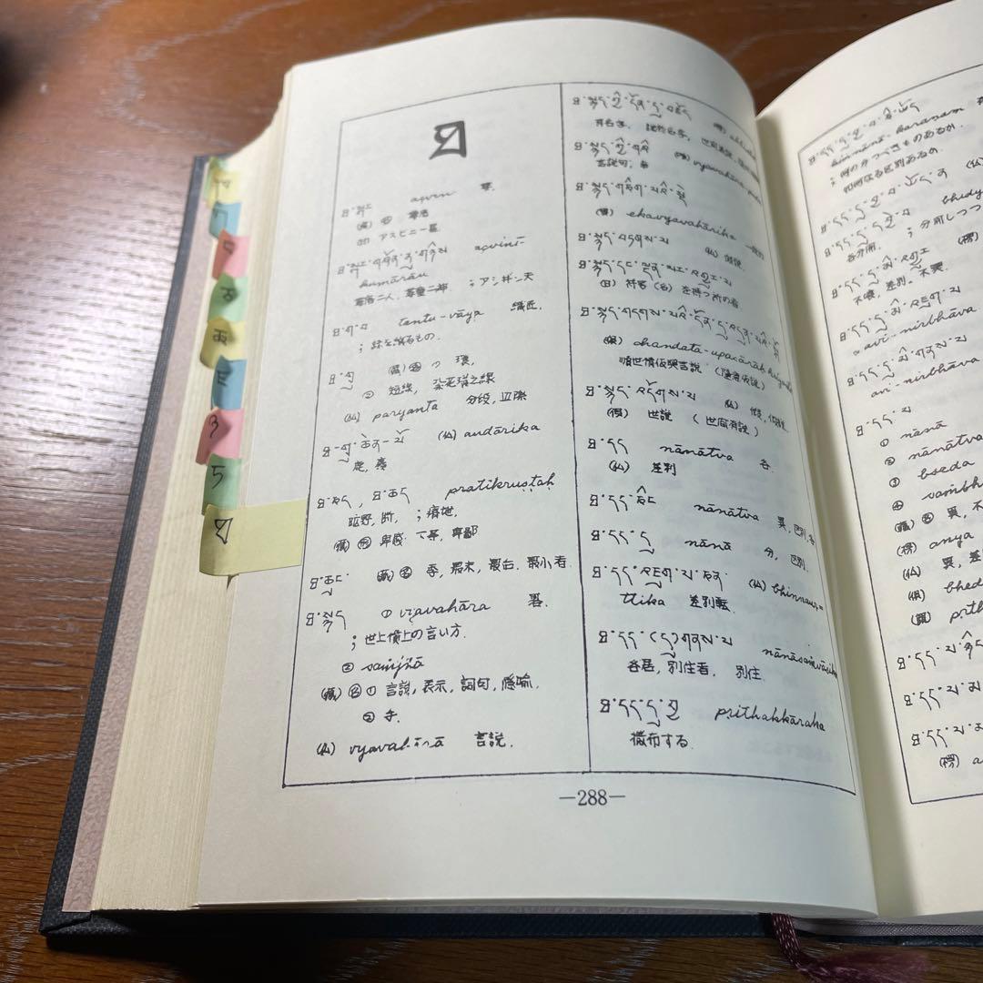 法蔵館 『草稿本 チベット語字典』 第3刷