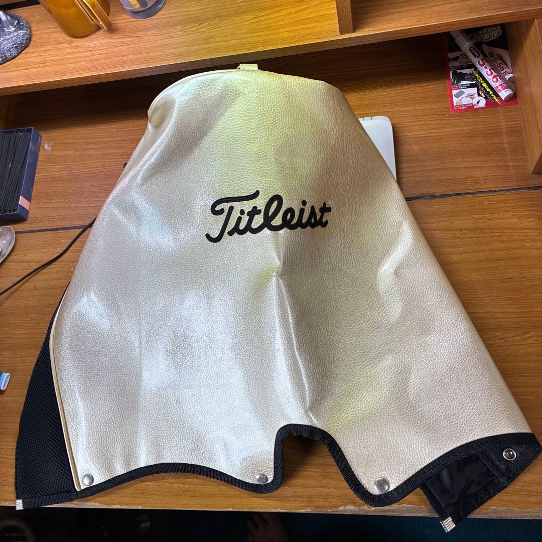 希少色 タイトリスト ゴールド 金 キャディバッグ 5分割 メダリオン 良品