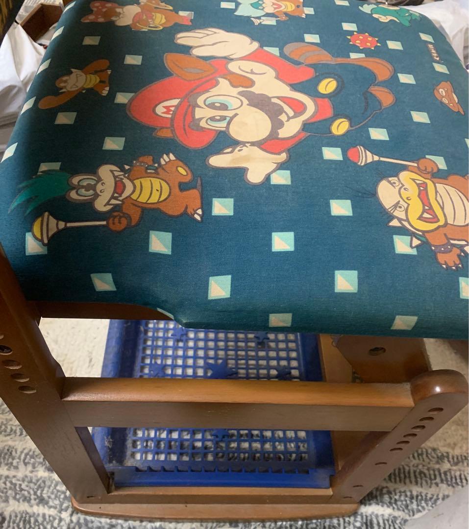 学習机　くろがね　スーパーマリオ3 椅子　超激レア　1点物　レトロ