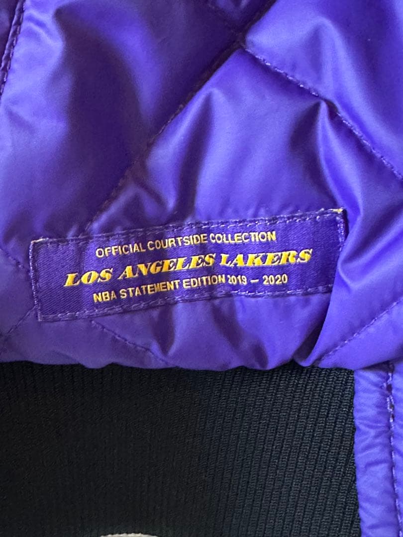 激レア NBA LAKERS 刺繍 スタジアムジャンバー