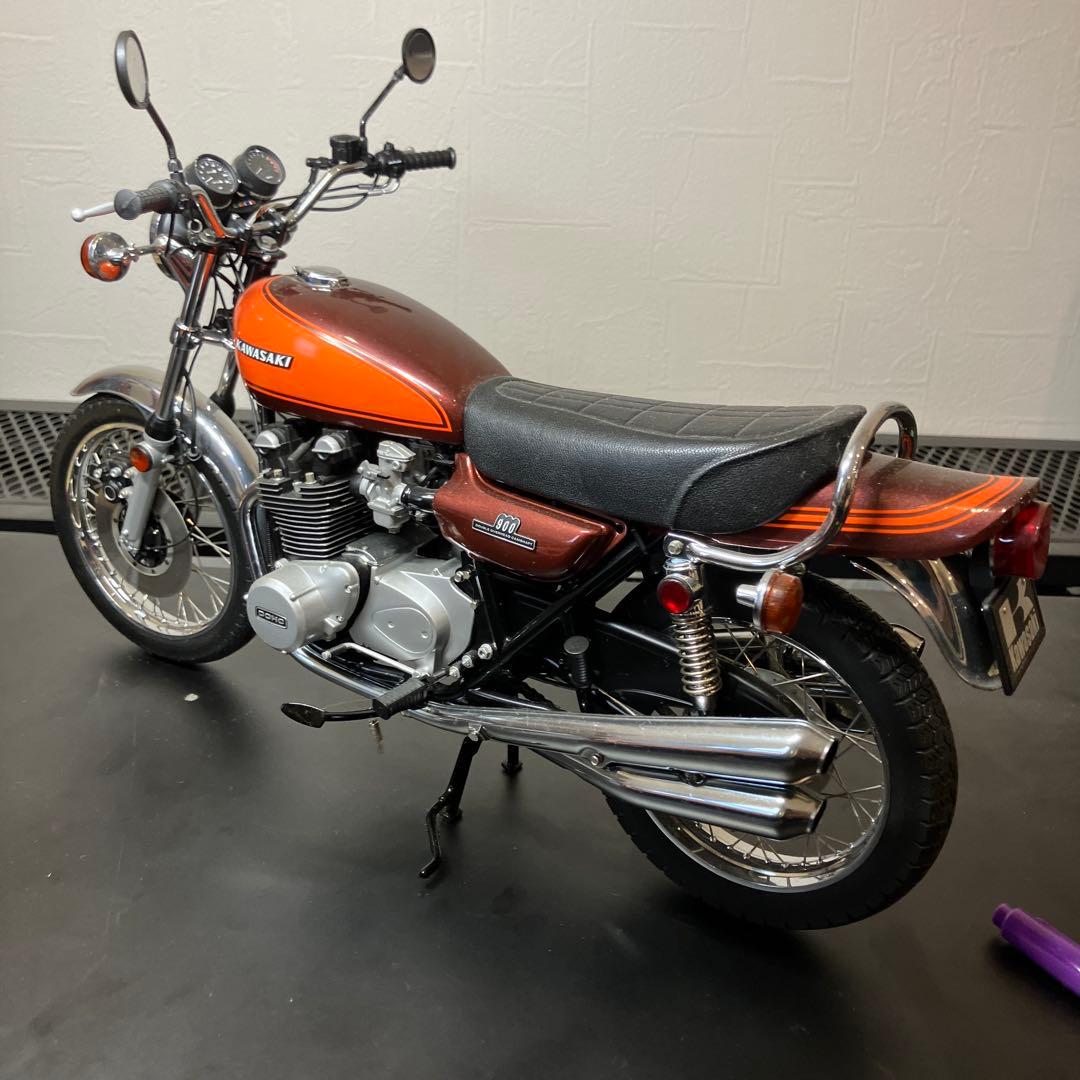 ミニチャンプ カワサキ Z1 火の玉 1/6 激レア ダイキャストバイク 旧車