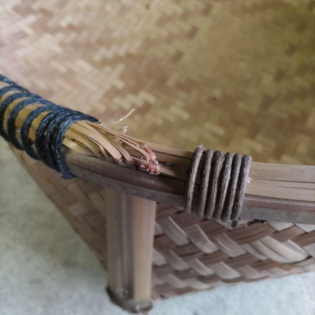 昭和レトロ　民具　箕　竹製　農具　アンティーク　貴重品