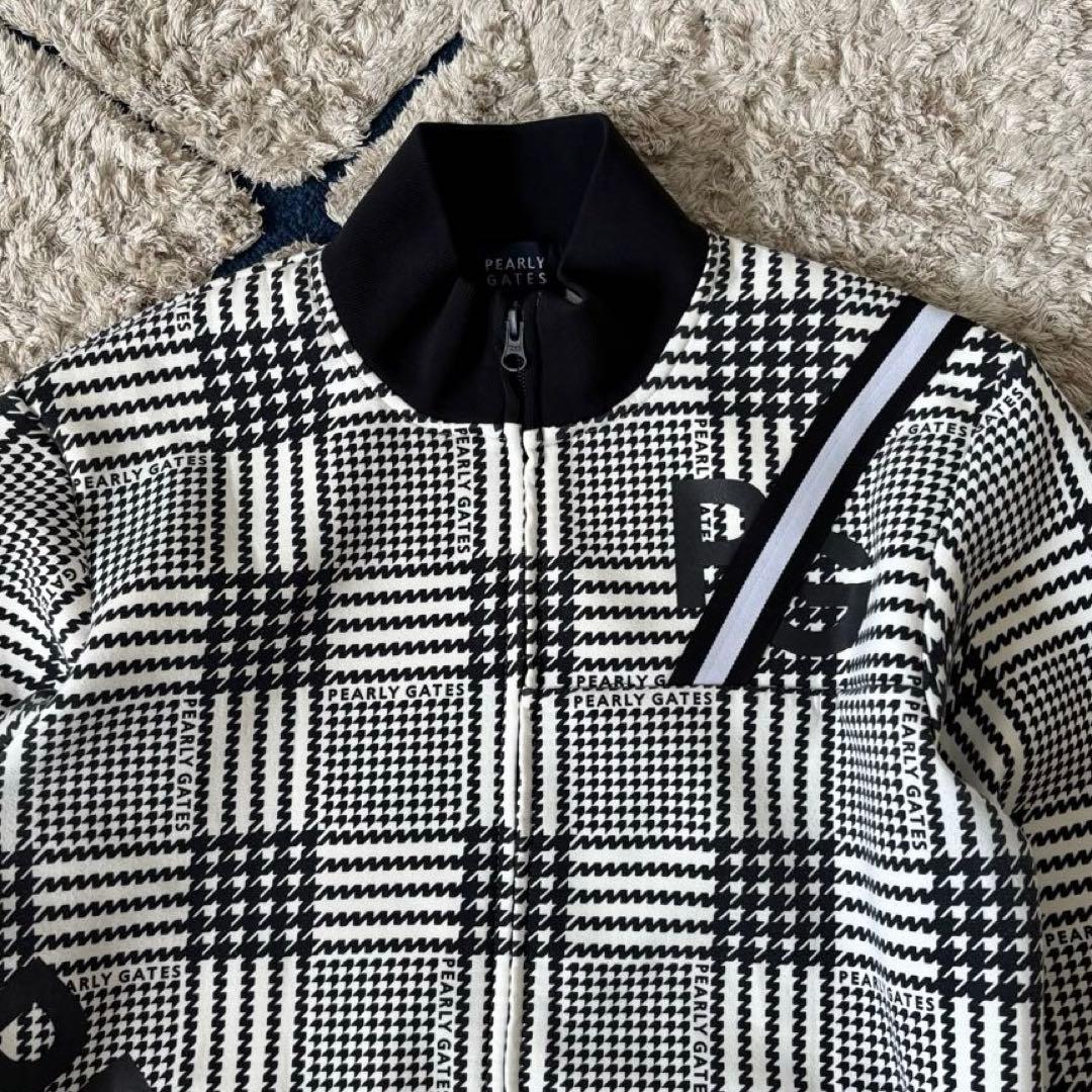 【美品✨】パーリーゲイツ　２点セット★ セットアップ　グレンチェック　千鳥　４