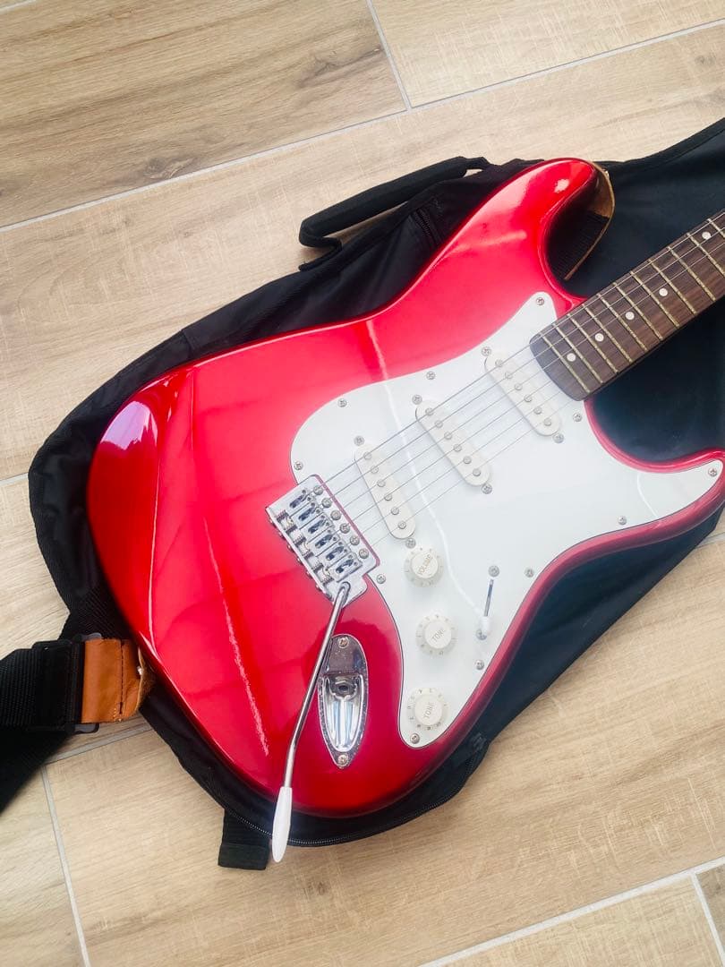 Barclay エレキギター ストラトキャスタータイプ レッド