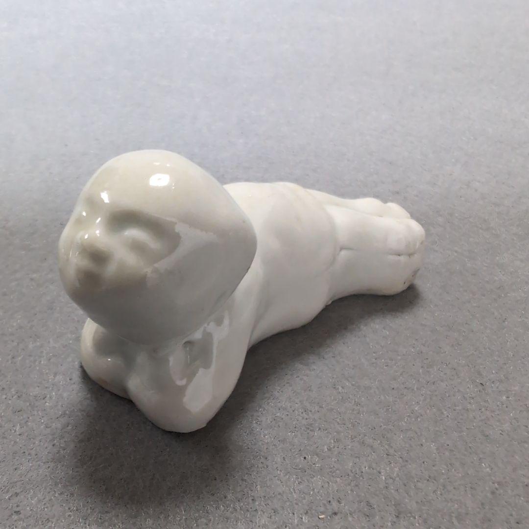 平戸唐子笛　平戸白磁唐子形笛 平戸唐子形笛　平戸焼