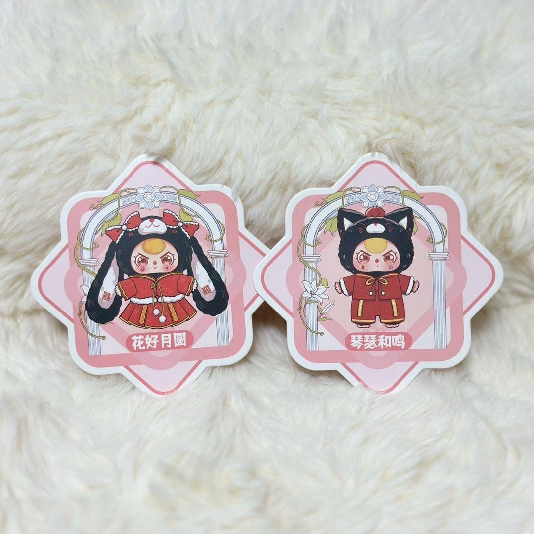 babythreeロマンチックウェディング400%新郎新婦セット