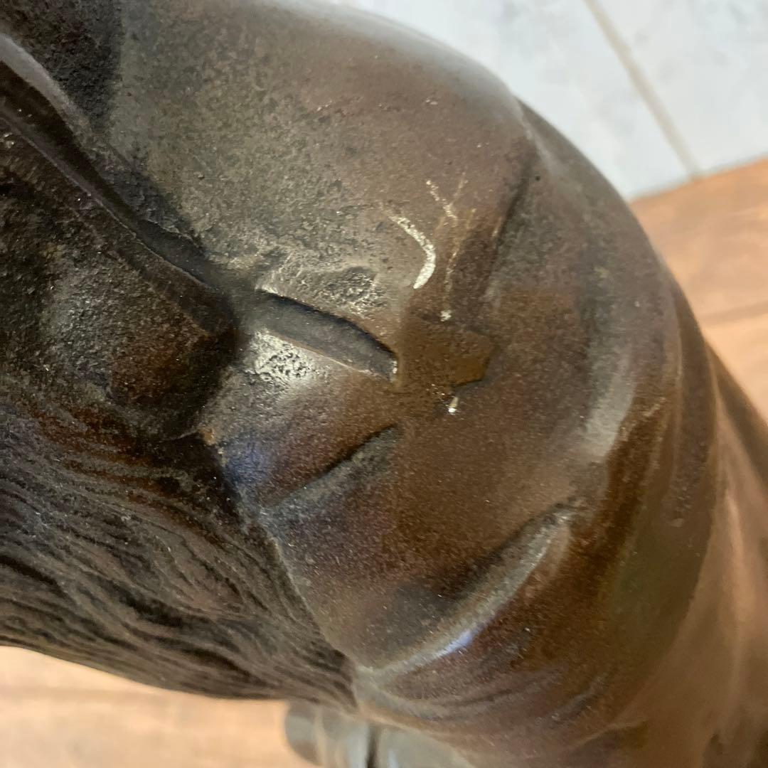 昭和レトロ 焼物 長老寿 老人 置物 オブジェ インテリア レトロ