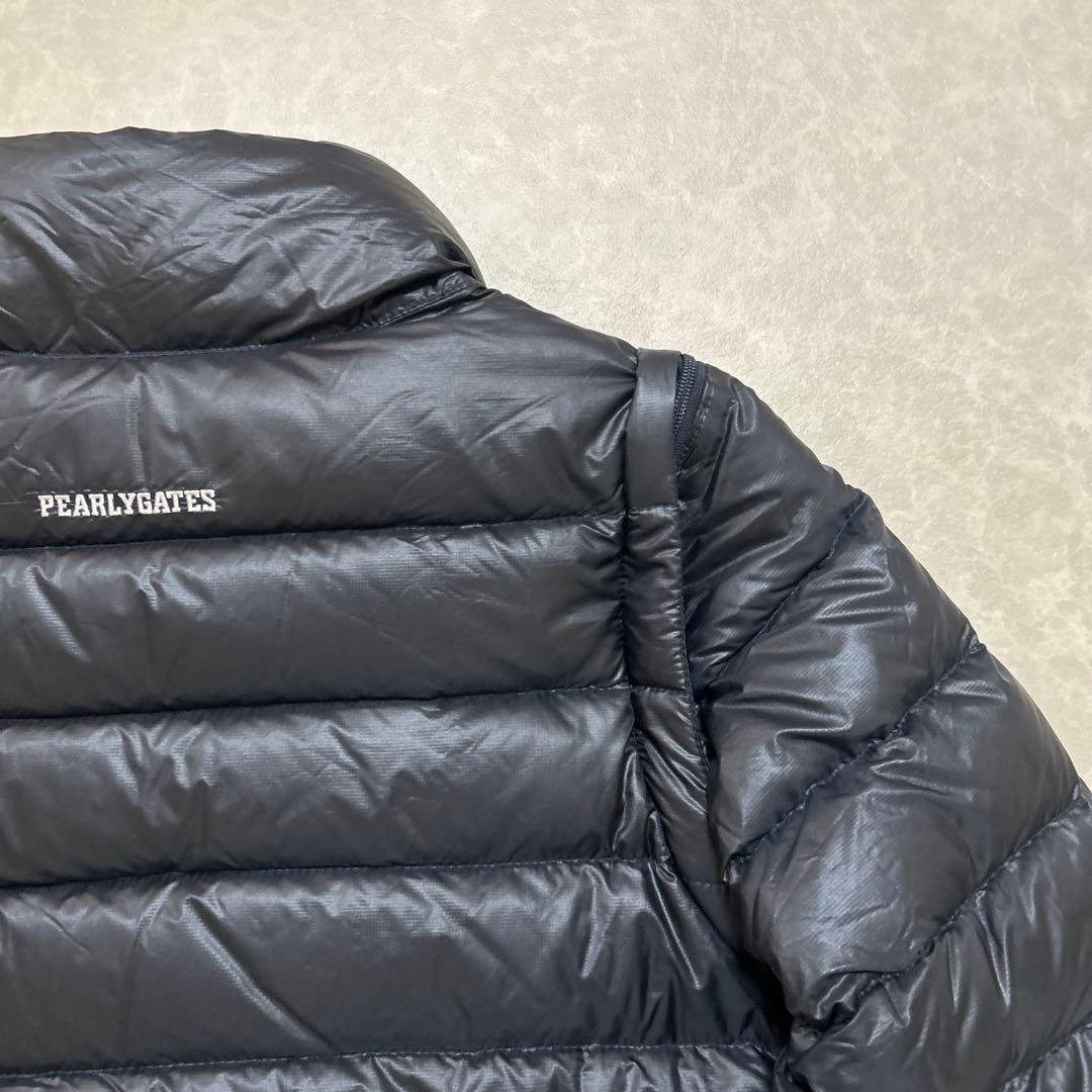 パーリーゲイツ★撥水★袖着脱可能★ダウンジャケット【レディース サイズ0（S）】