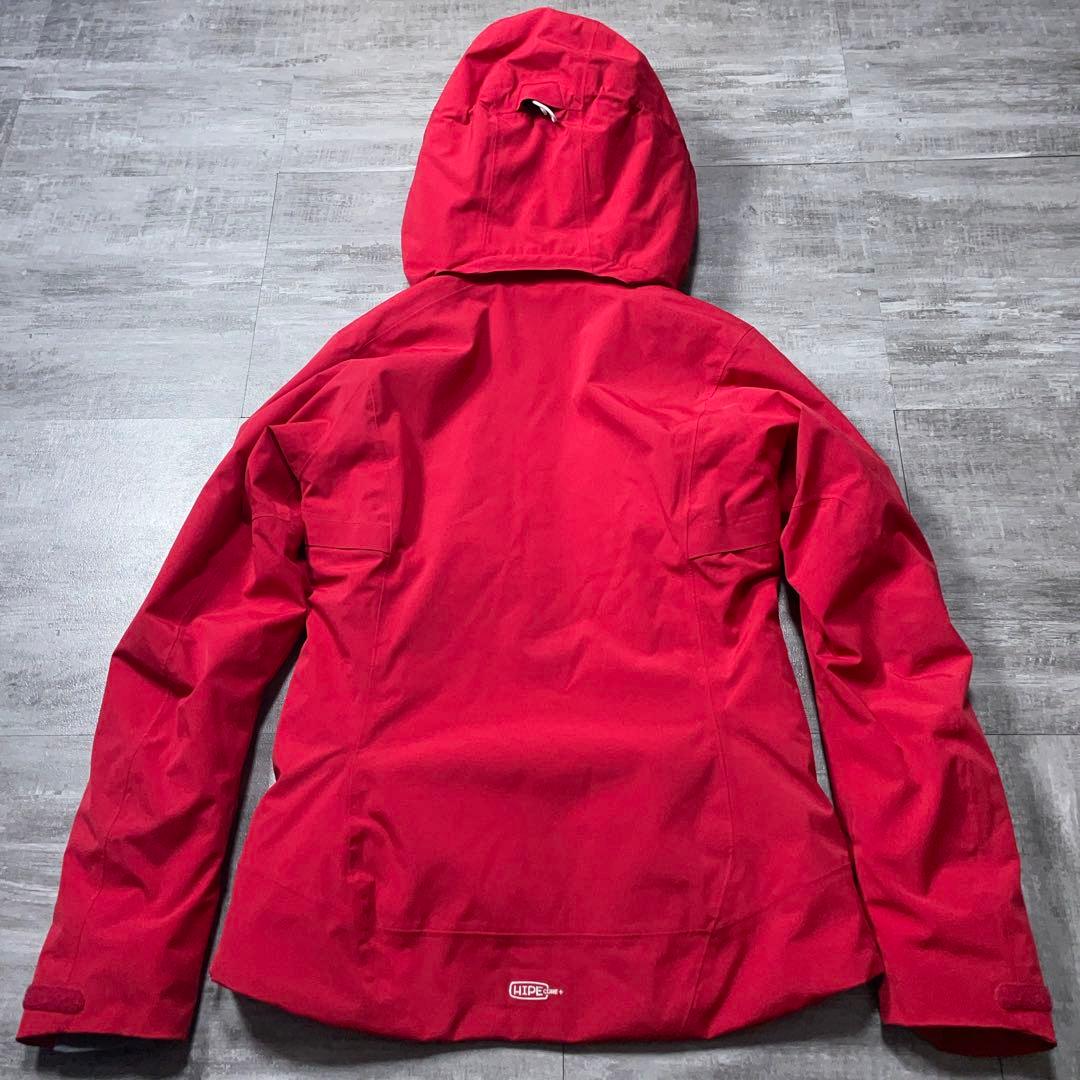 ピークパフォーマンス スキーウェア レディースS 赤 セットアップ 上下 山登り