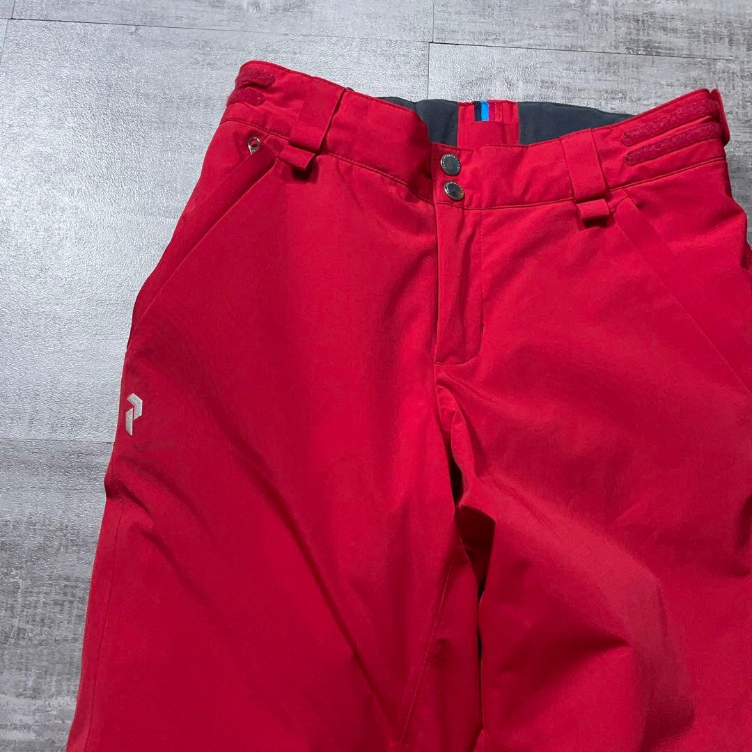 ピークパフォーマンス スキーウェア レディースS 赤 セットアップ 上下 山登り