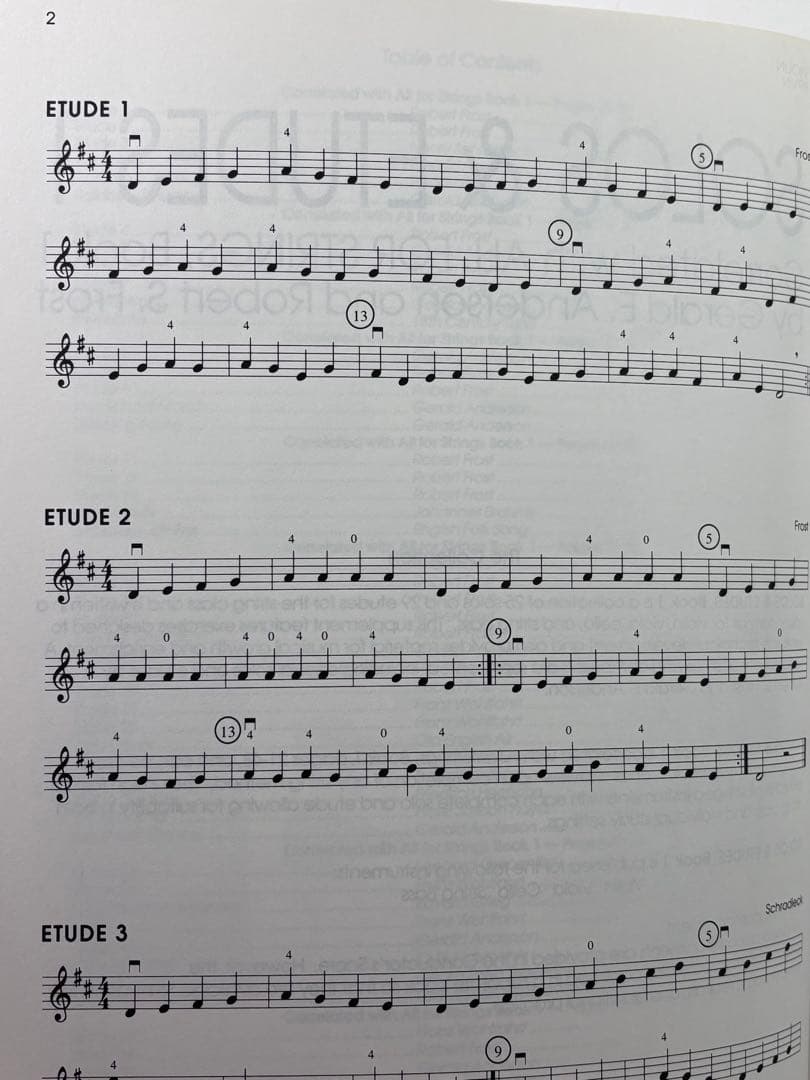 SOLOS & ETUDES １＆２　弦楽　スコアとパート譜