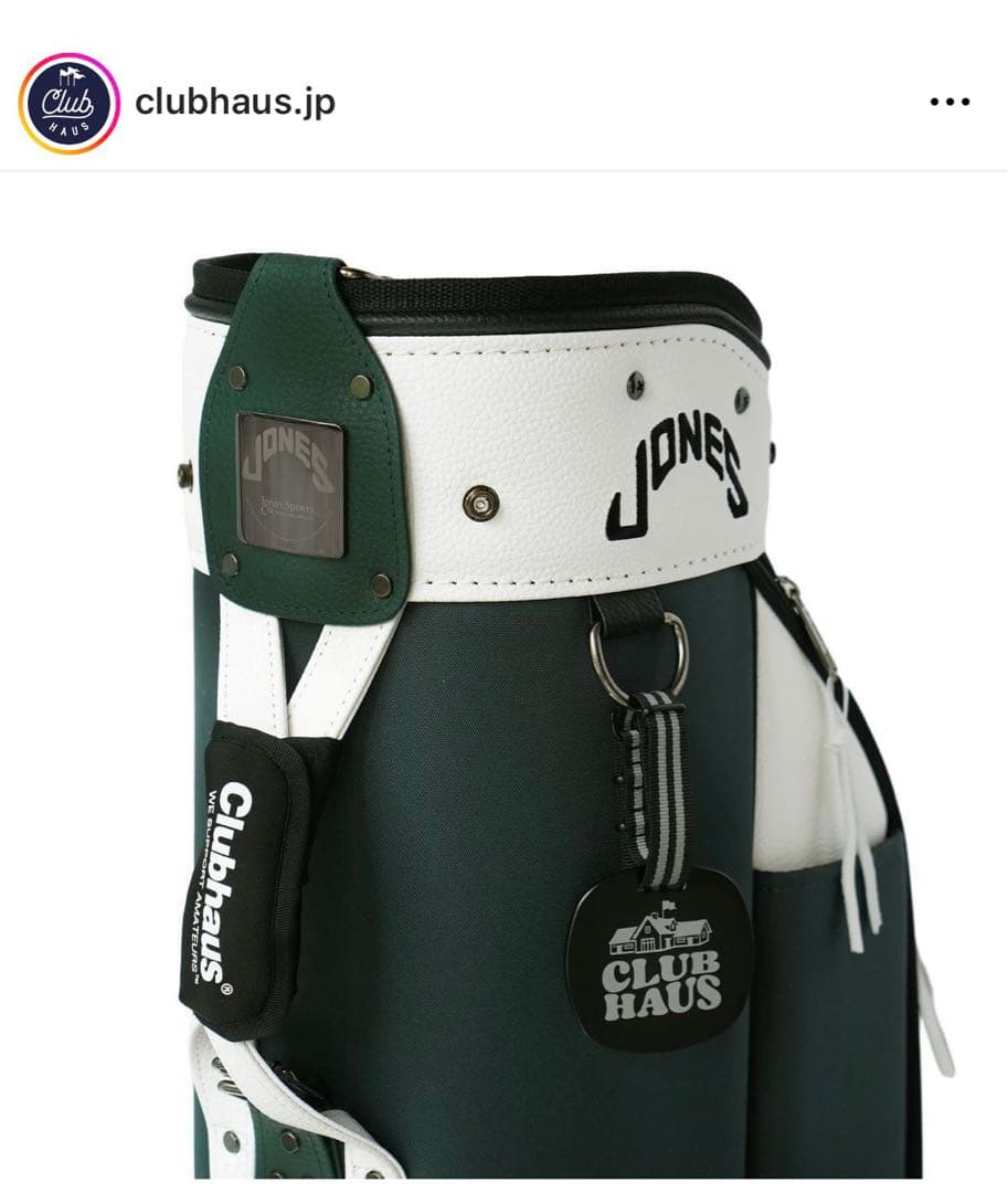 数量限定 JONES RIDER CLUBHAUS MOSS キャディバッグ