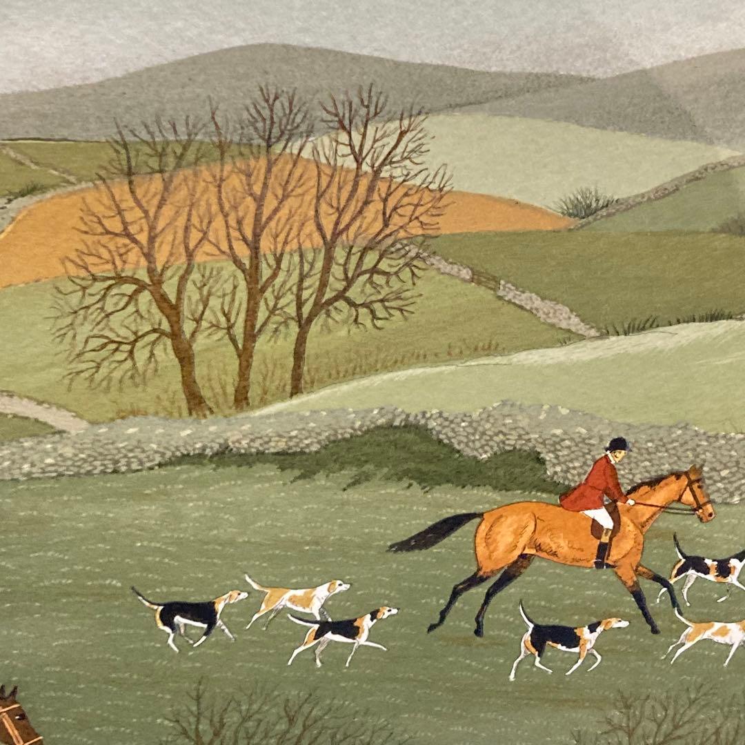 限定版 200ヴィンセント ハデルシー リトグラフ ハンティングインアイルランド