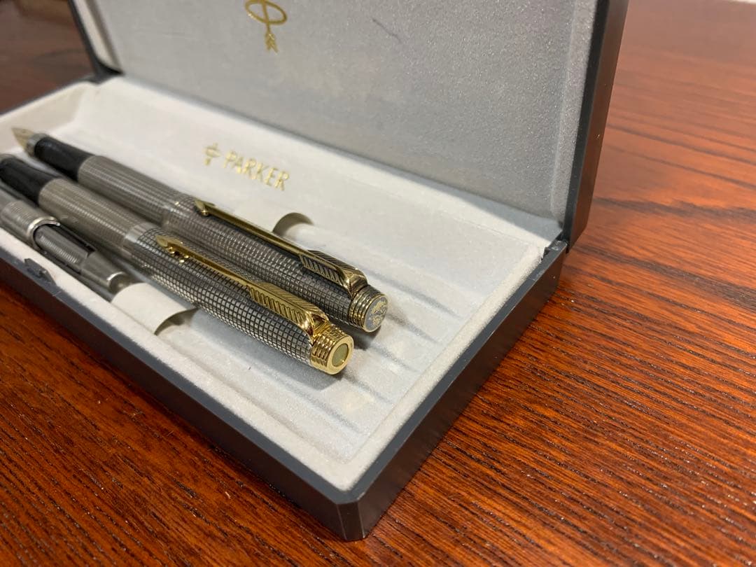 パーカー75シズレ 万年筆　スターリングシルバー純銀軸 初期・中期セット