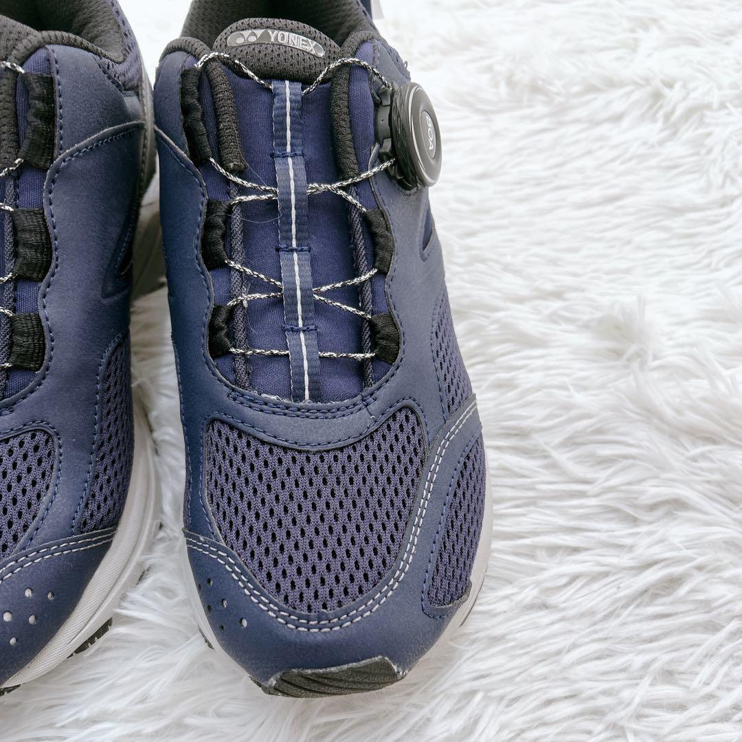 タグ付き YONEX ヨネックス パワークッション セーフラン900C ネイビー