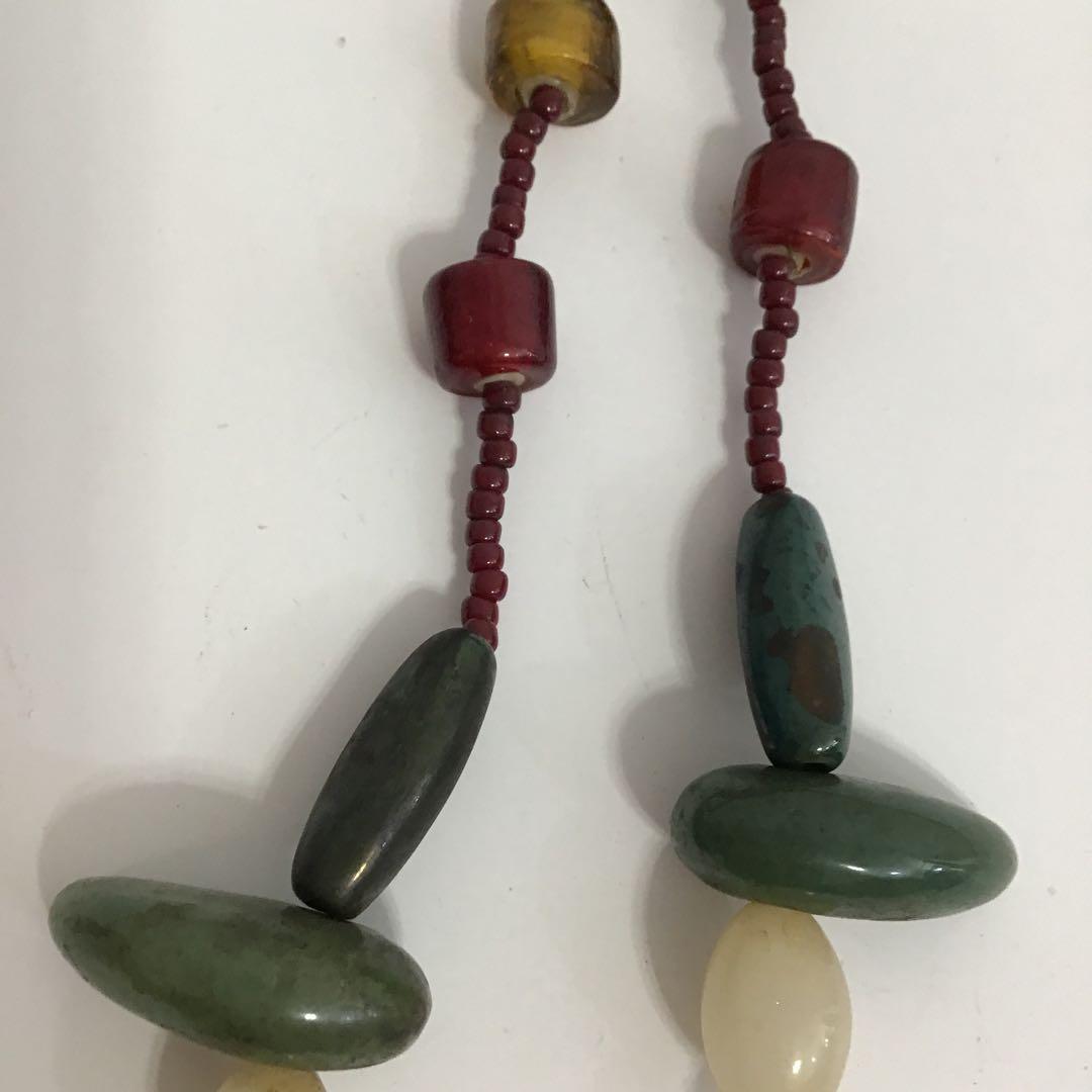 アンティーク　出土品　瑪瑙　勾玉　ネックレス　古墳時代　古代　浪漫　神話