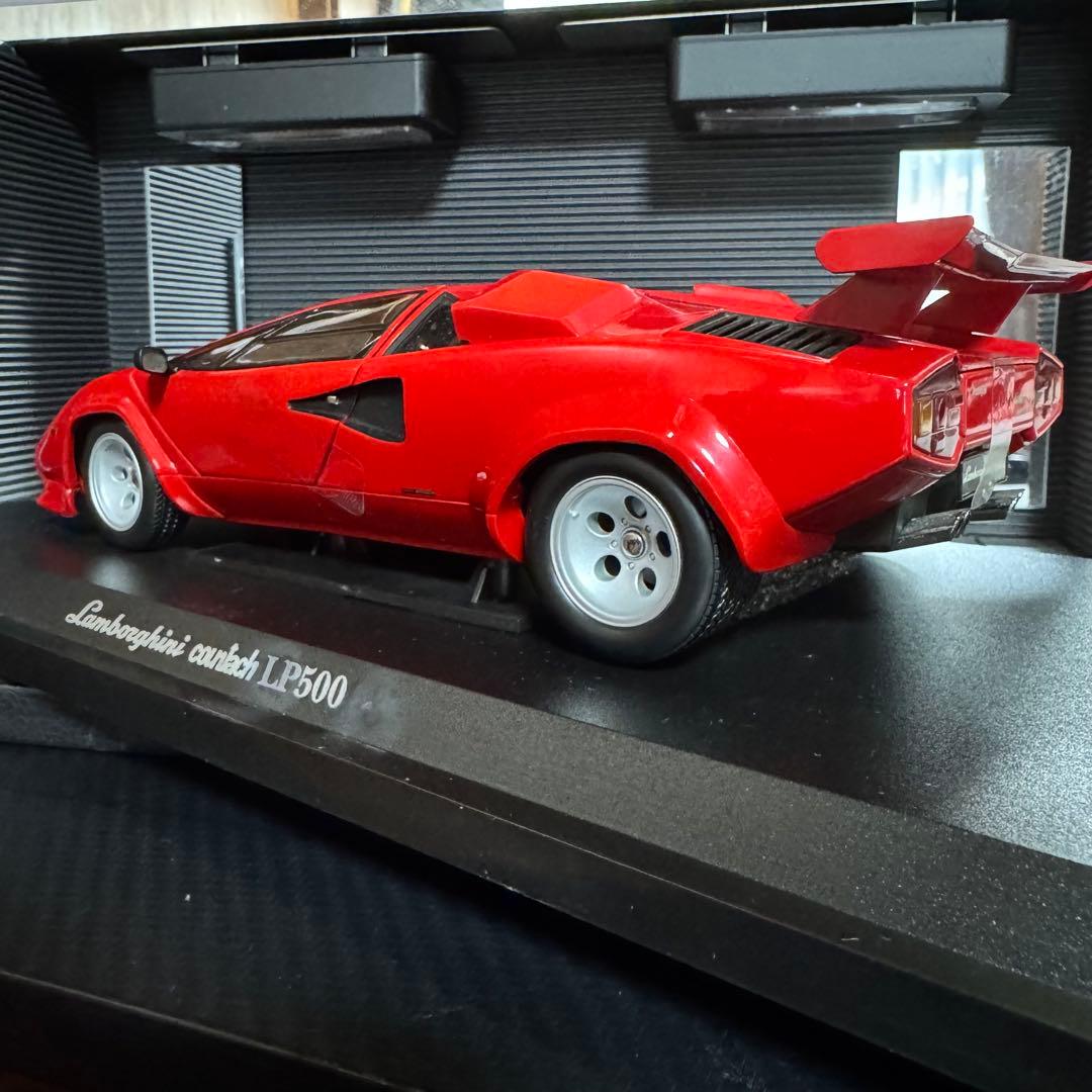 絶版未展示品 京商 1/18 ランボルギーニ カウンタック LP500 レッド
