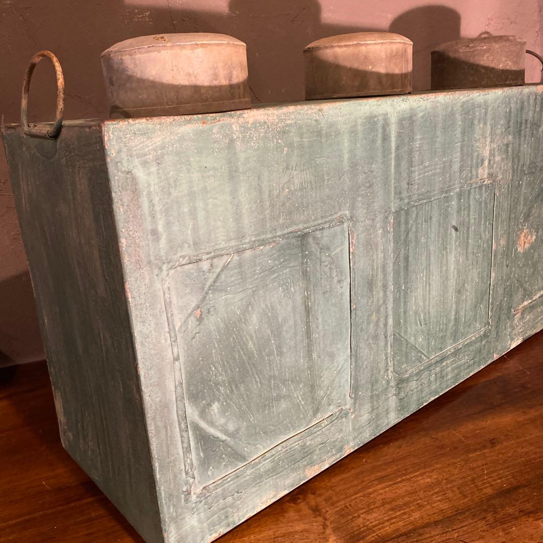 昭和レトロ 3連ディスプレイケース ショーケース 希少 駄菓子屋