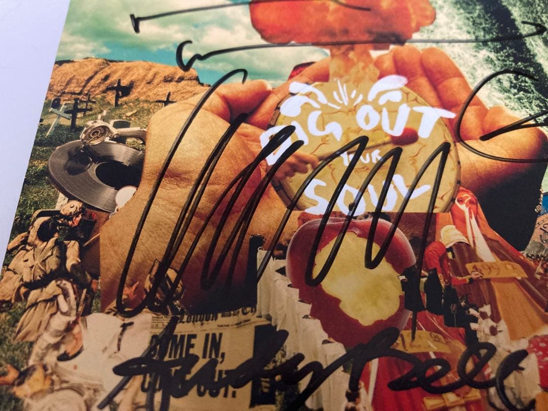 レア　オアシス　直筆サイン　oasis Liam Gallagher noel