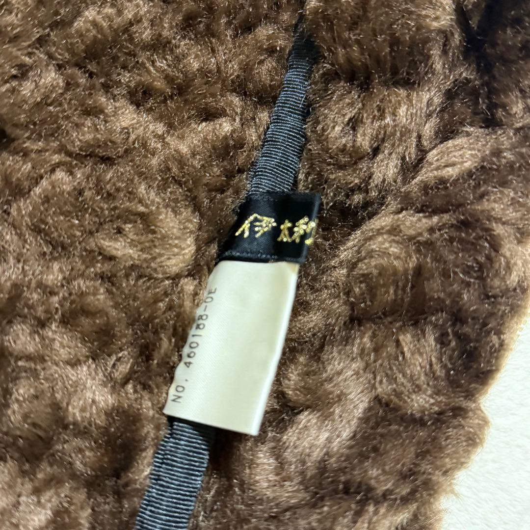 【美品】　伊太利屋　クロコ型押し　キャディバッグ　日本製