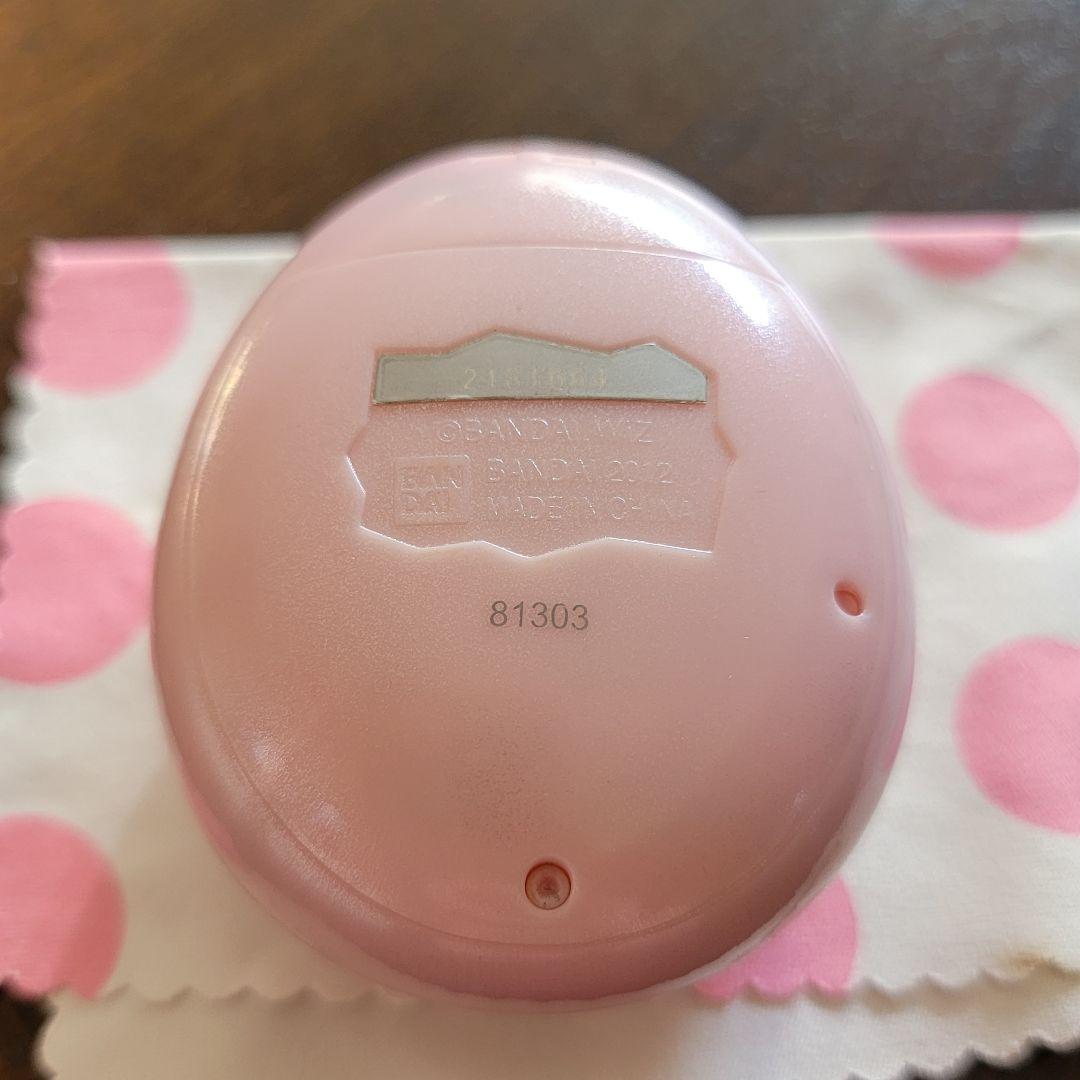 たまごっちピース本体+たまデコピアス（サンリオ）/ピンク/箱・説明書付き