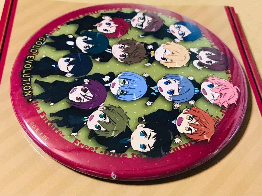 Free!岩鳶＆鮫柄学園トランプ 缶バッジ スマートフォンリング 七瀬遙 松岡凛