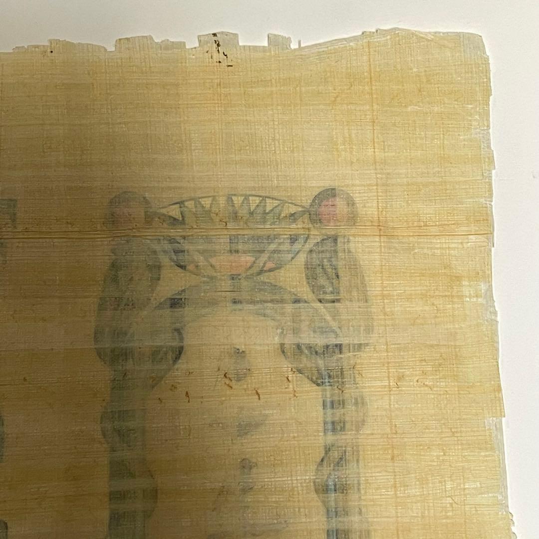 パピルス エジプト産 本物 絵画 ワイド四切サイズ