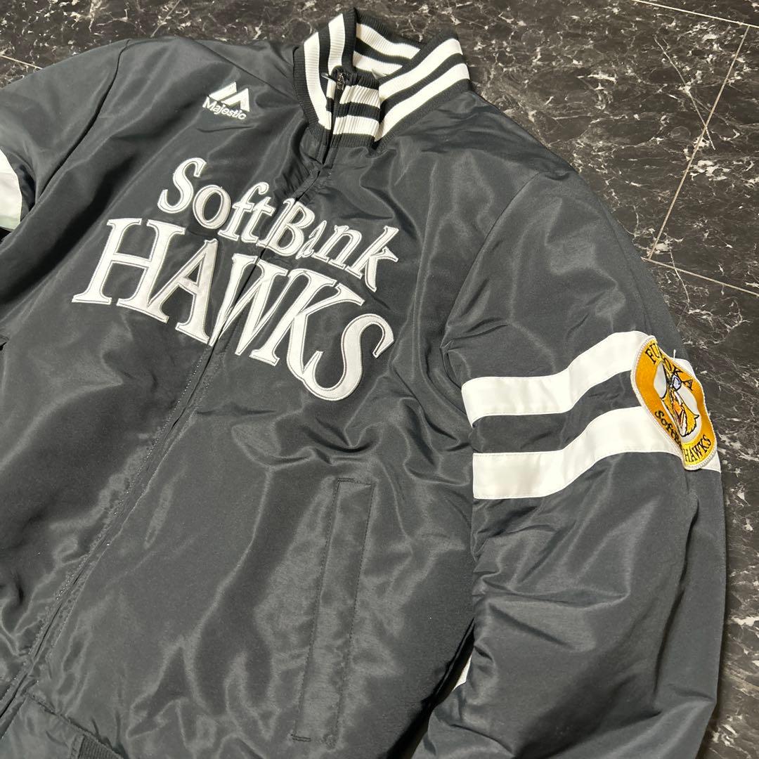 【美品】ソフトバンクホークス　ジャンパー　Ｌサイズ　SoftBank
