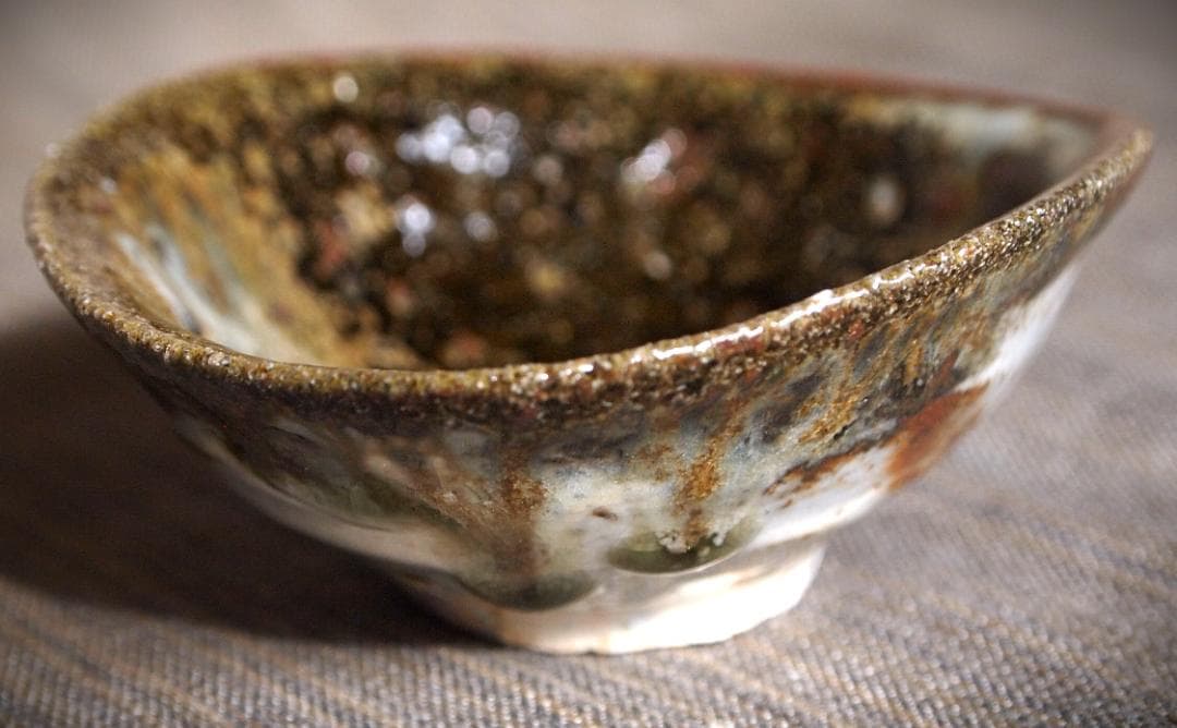 人気作家★辻村塊【師＆父：辻村史朗】★粉引盃★共箱・友布・栞