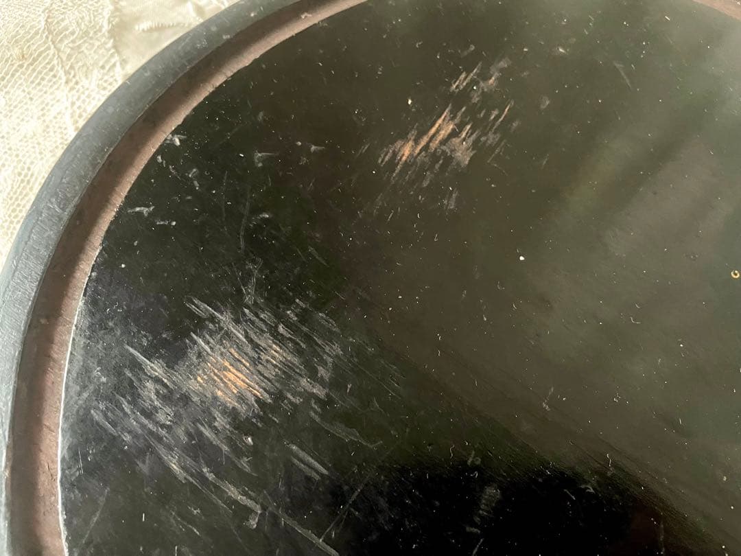 ディスプレイ台 ガラスドーム台座ナポレオン三世 ブラック フランスアンティーク