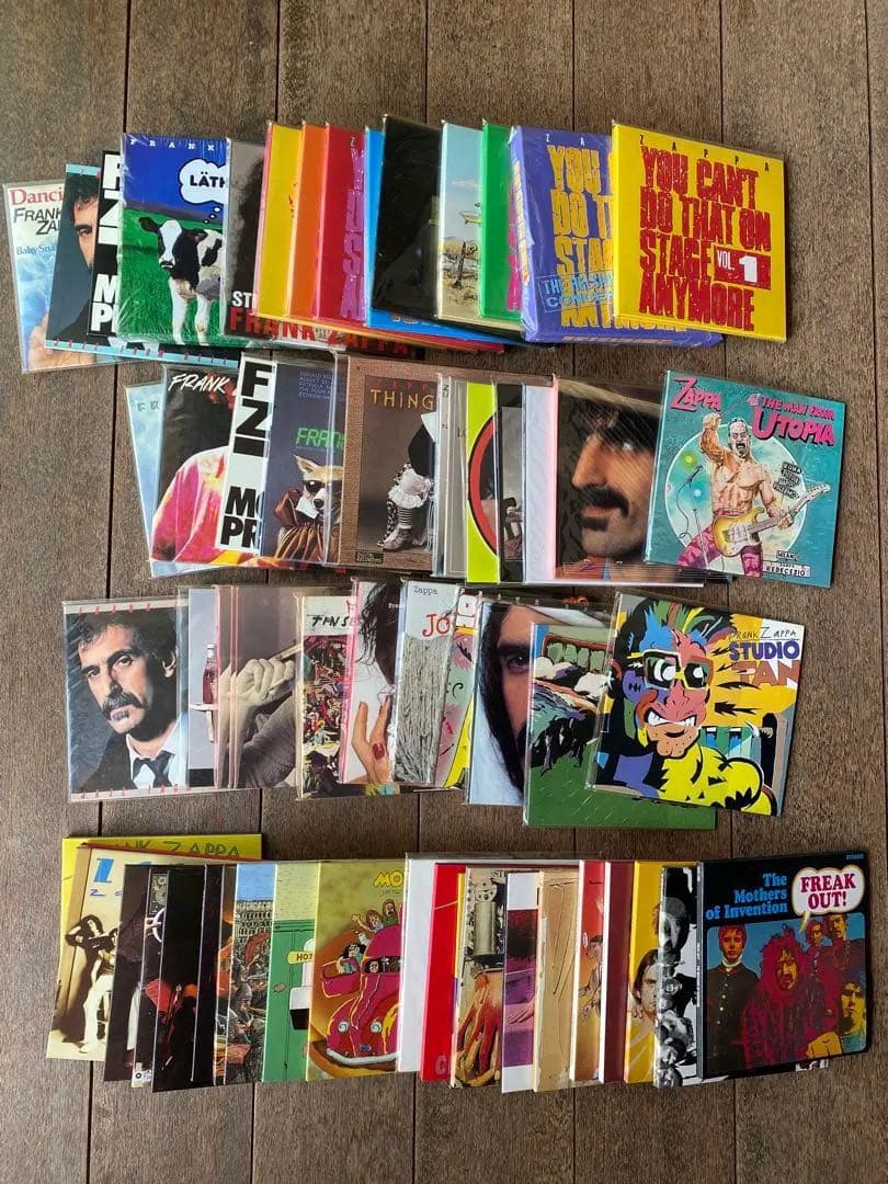 FRANK ZAPPA 紙ジャケット CD 57枚 完全限定盤