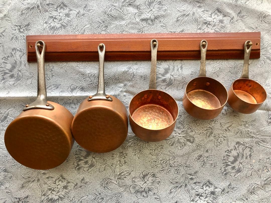 銅なべ 5サイズセット アンティークレトロ満載