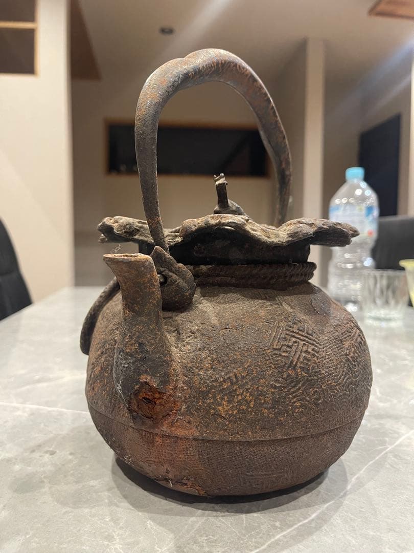 茶道具鉄瓶　上田照房