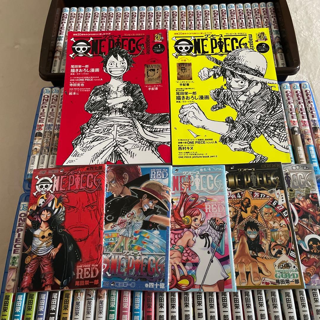 ONE PIECE ワンピース 1〜111巻 既刊全巻+関連本 計118冊セット