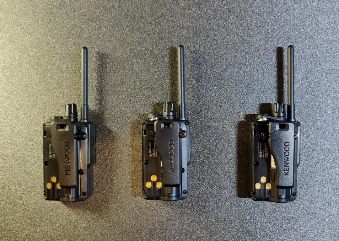 ケンウッド 特定省電力トランシーバー UBZ-M31 （3台セット）