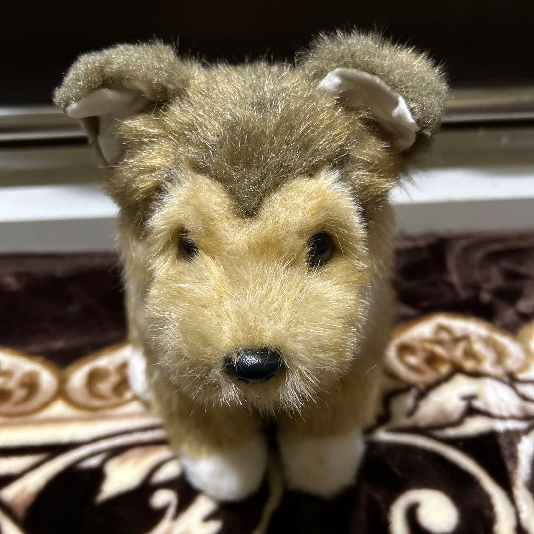 ぬいぐるみ　犬　いぬ　シェルティー　ファースト　レトロ❣️
