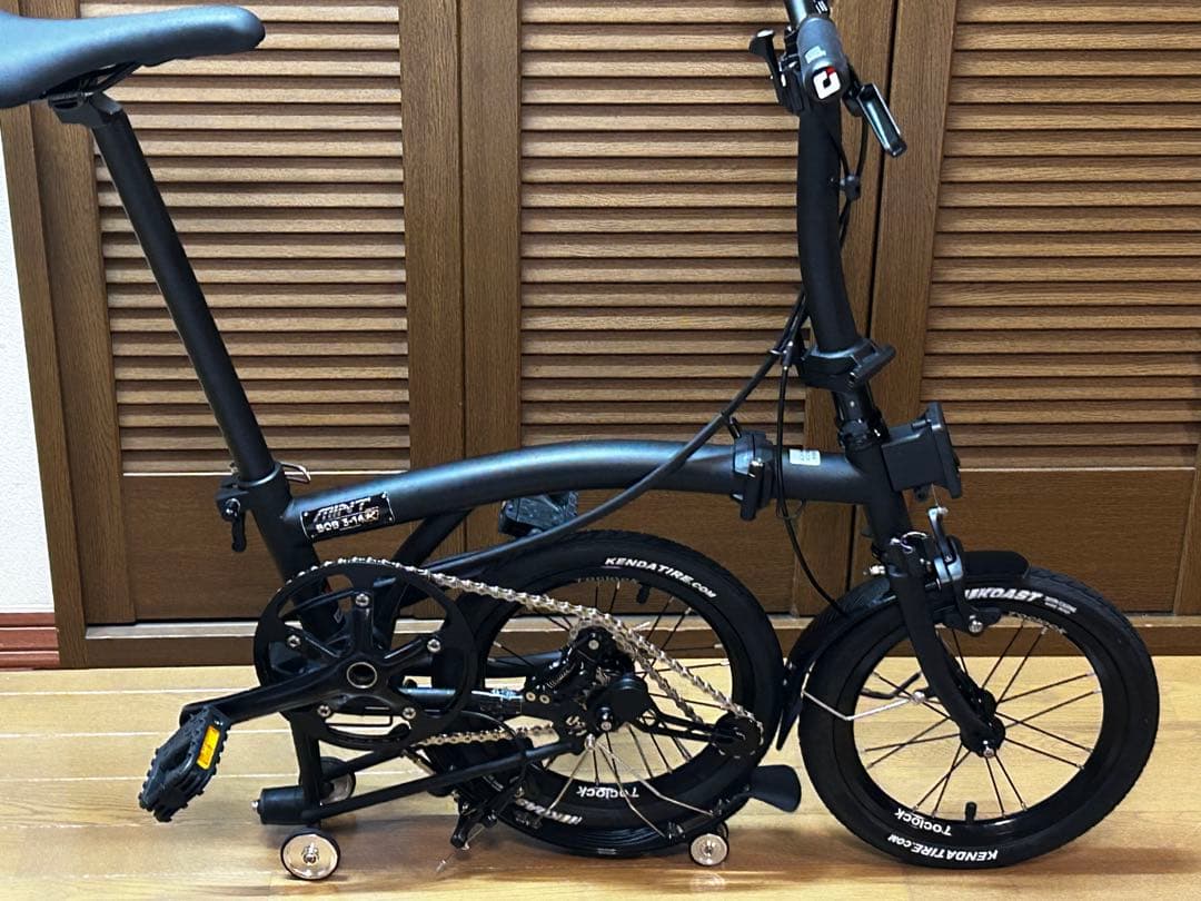 14インチ折り畳み自転車　MINT BOB3-14K　BROMPTON風