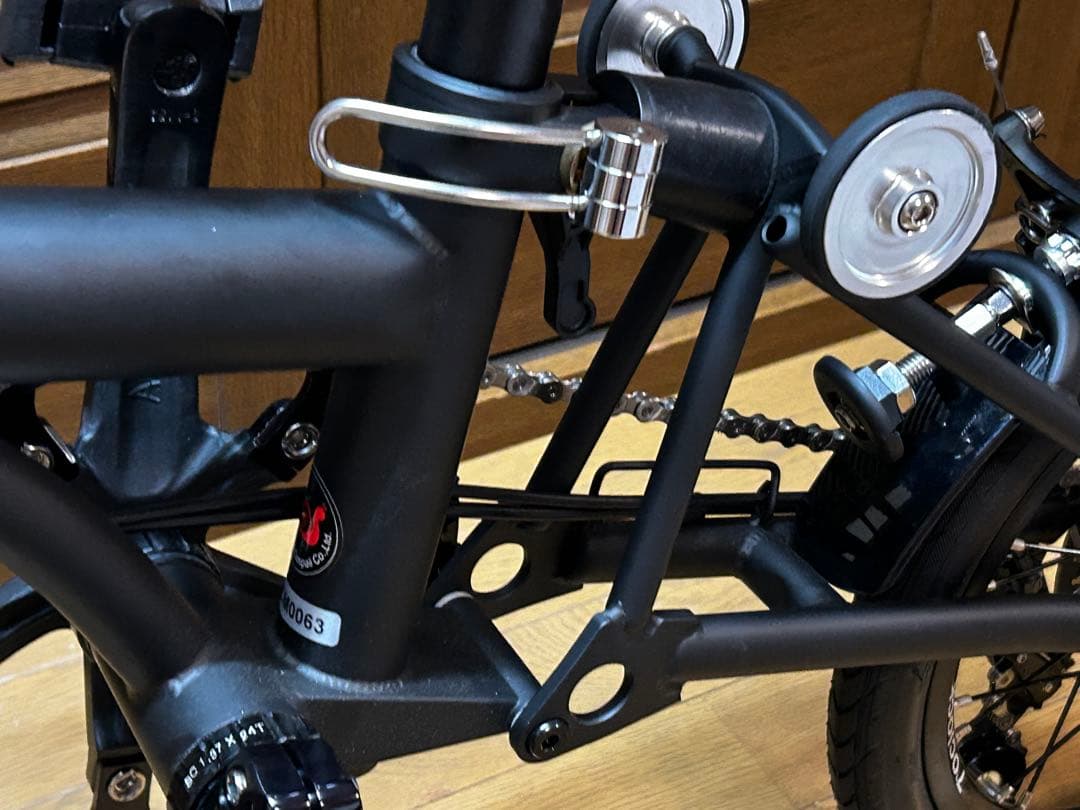 14インチ折り畳み自転車　MINT BOB3-14K　BROMPTON風