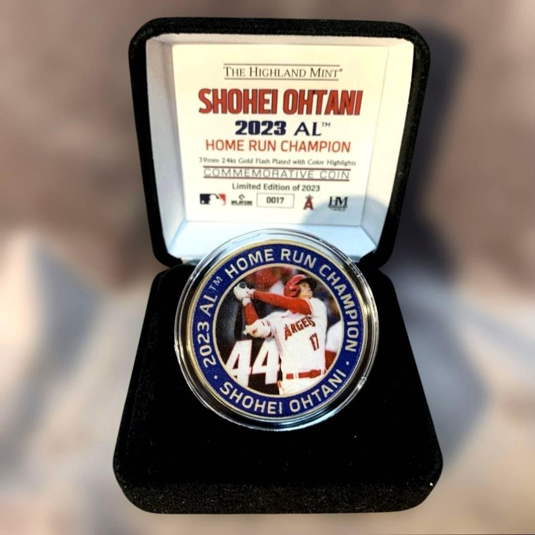 大谷翔平　シリアル№17　2023 AL本塁打王記念　ゴールド　限定品