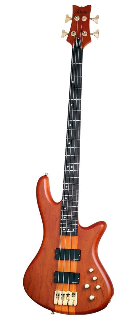 Scherer エレキベース 4弦 ブラウン ギグバッグ付き