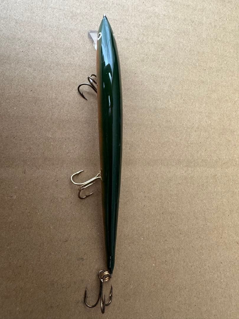 ナベミノー ルアー 約13cm約11cm ブラウン グリーンの1セット