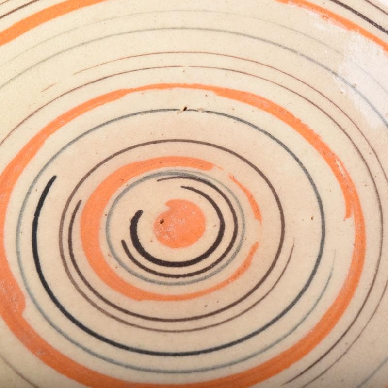 和食器　渦巻文　八角皿　八客　時代箱　C　7941