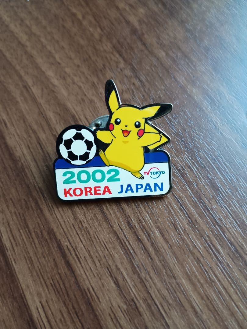2002 ワールドカップ ピカチュウ ピンバッジ