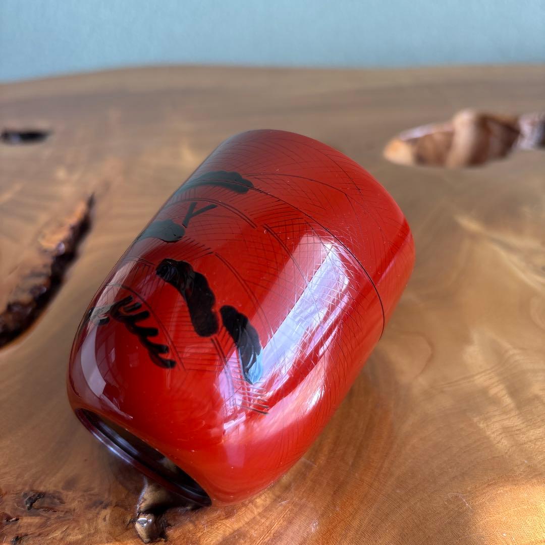 岡本陽斎 玄々斎好 あけぼの棗 茶道具 共箱