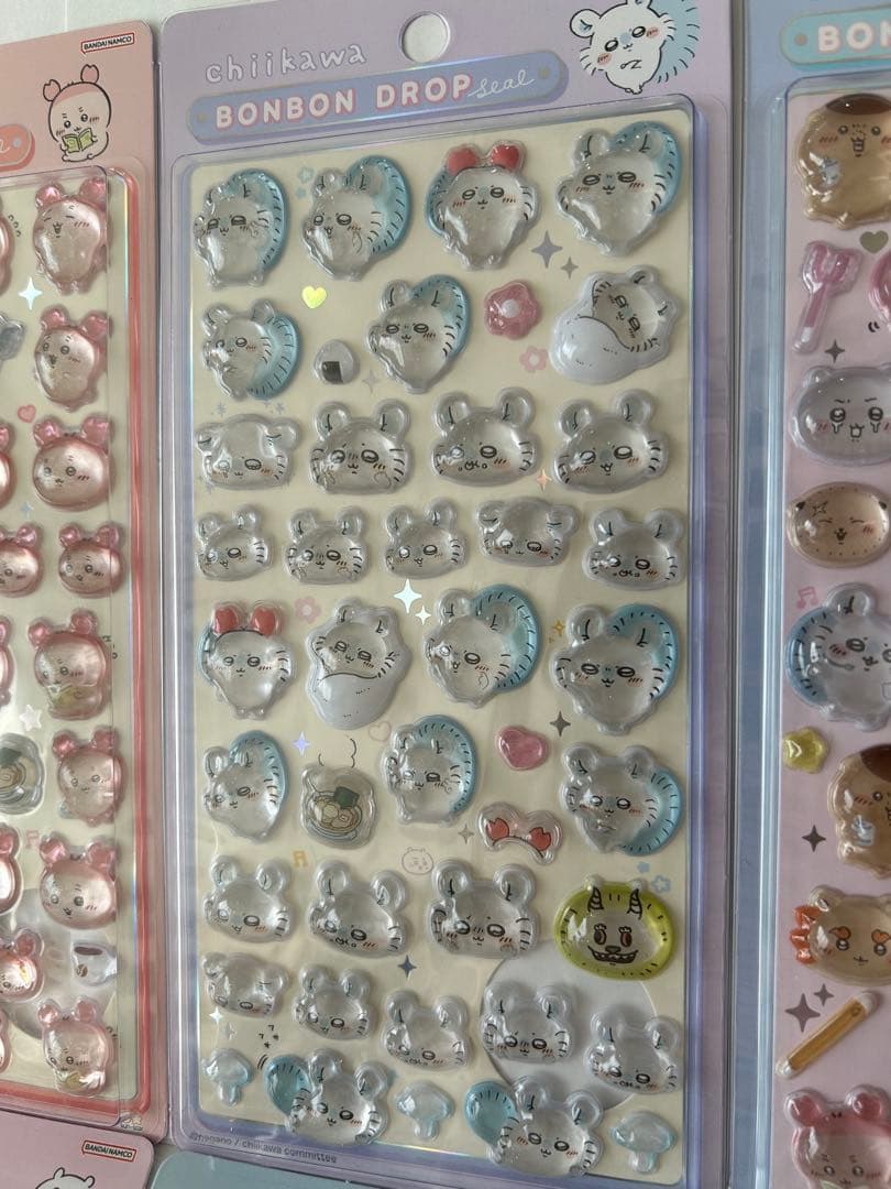 【正規品】ちいかわ　ボンボンドロップシール　第一弾　第二弾　8種コンプリート