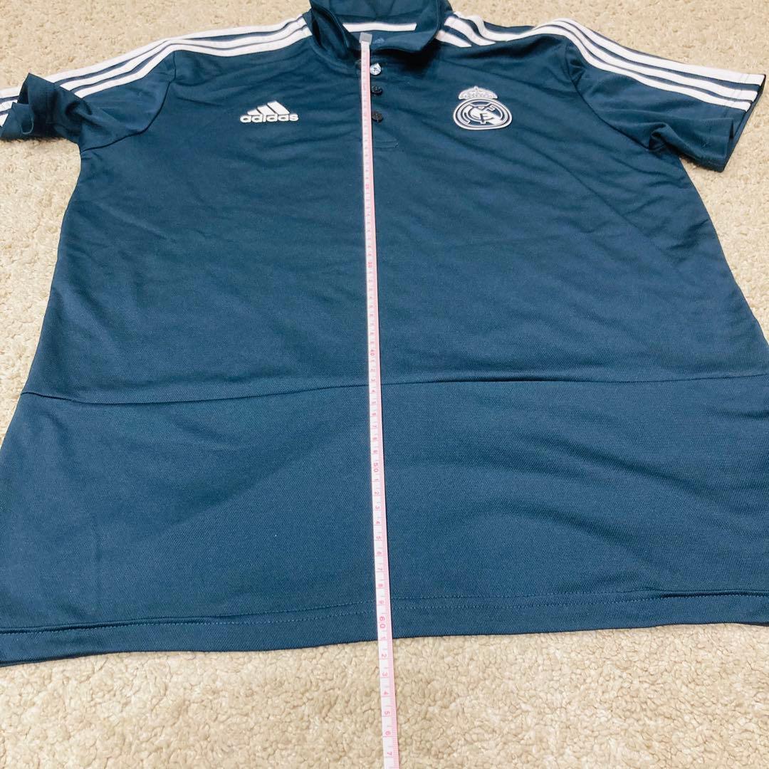 adidas レアルマドリード　ポロシャツ　パンツ　セットアップ　Lサイズ